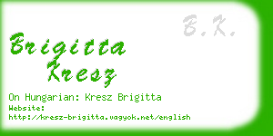 brigitta kresz business card